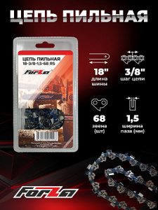 цепи пильные ForZa в Челябинске, цепи для цепных пил ForZa, купить цепь ForZa с доставкой, цепи ForZa для профессионального использования, запчасти ForZa Челябинск