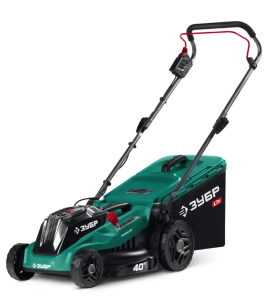 газонокосилки Зубр ГКЛ-4040 для газона, электро‑ и аккумуляторные варианты, купить в Челябинске, широкий выбор, низкие цены, гарантия качества, запчасти в наличии.