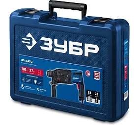 ЗУБР 24 мм, 780 Вт, перфоратор SDS Plus, Профессионал (ЗП-2470)