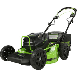 Газонокосилка аккумуляторная GREENWORKS GC82LM51SP2 (82V, 51 см, самоходная, бесщеточная, без аккум и ЗУ),							