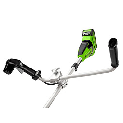 Триммер аккумуляторный GREENWORKS GD40BCBK4 (40V, 40 см, бесщеточный, с АКБ 4Ач и ЗУ),							