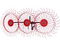 Грабли-ворошилка колёсно-пальцевая для мотоблока