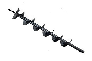 Шнек для грунта VERTON GBD-100 (d пос=20мм, L=800мм, D=100мм)