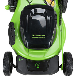 Газонокосилка аккумуляторная GREENWORKS GC82LM51SP2 (82V, 51 см, самоходная, бесщеточная, без аккум и ЗУ),							
