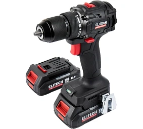 Шуруповерт Elitech HD CD 20SL2 (65Н/м, 2х4а/ч)					