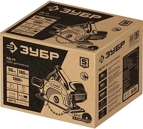ЗУБР d 165 мм, 1300 Вт, циркулярная пила (дисковая) (ПД-55)