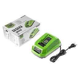 Триммер аккумуляторный GREENWORKS G40LTK4 (40V, 30 см, с 1хАКБ 4 Ач и ЗУ),							