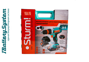 Аккумуляторный шуруповерт Sturm! CD3620T 1BatterySystem