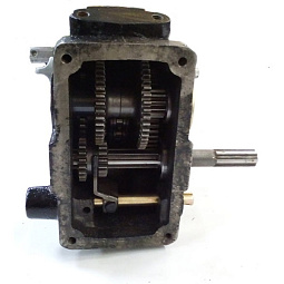 Редуктор в сборе, скорости 2/1, алюминиевый корпус шестеренчато-цепной