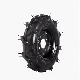 Колесо к мотоблоку в сборе без ступицы 4,00*8, Диск+покрышка+камера)