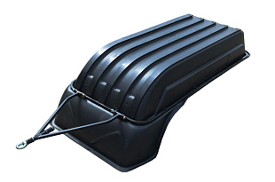 Сани-волокуши С-7 с отбойником и обвязкой № 1 (1600*700*480 )															