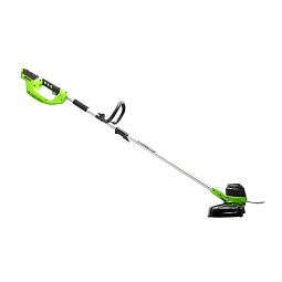 Триммер аккумуляторный GREENWORKS G40LTK4 (40V, 30 см, с 1хАКБ 4 Ач и ЗУ),							