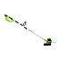 Триммер аккумуляторный GREENWORKS G40LTK4 (40V, 30 см, с 1хАКБ 4 Ач и ЗУ),							