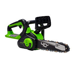 Пила цепная аккумуляторная GREENWORKS G40CS30IIK4 (40V, 30 см, 1x АКБ 4Ач и ЗУ),							