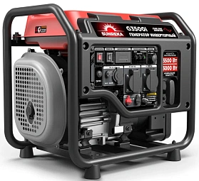 Генератор бензиновый инверторный SUNREKA G3500i (3.5кВт, 1-Ф,ручной стартер),							