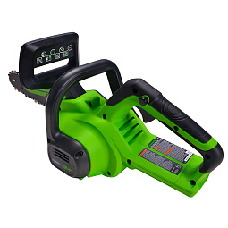 Пила цепная аккумуляторная GREENWORKS G40CS30IIK4 (40V, 30 см, 1x АКБ 4Ач и ЗУ),							