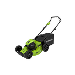 Газонокосилка аккумуляторная GREENWORKS GD40LM46HP (без аккум и ЗУ), 40В, 46см, бесщеточная, без аккум и ЗУ							