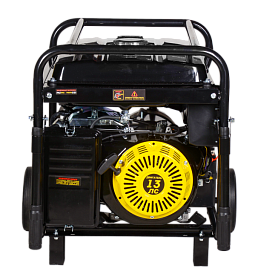 Портативный бензогенератор HUTER DY6500LX с колесами
