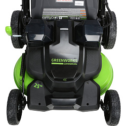 Газонокосилка аккумуляторная GREENWORKS GC82LM61S (82V, 61 см, самоходная, бесщеточная, без акк. и ЗУ),							