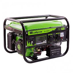 Генератор бензиновый БС-3500Э электростартер Сибртех