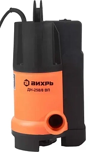 Выгодные цены на дренажные насосы Вихрь ДН-258/8 ВП  в Челябинске. Дренажные насосы Вихрь ДН-258/8 ВП в Челябинске — акция месяца!