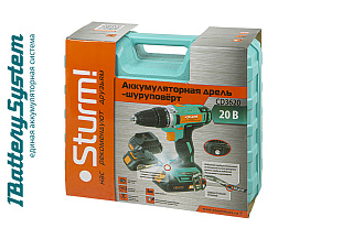 Аккумуляторный шуруповерт Sturm! CD3620 1BatterySystem