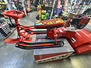 Гусеничный модуль + снегокат в сборе