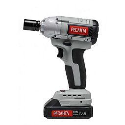 Гайковерт аккумуляторный Ресанта АГ-300/20Li (в комплекте 2 АКБ и ЗУ) в кейсе
