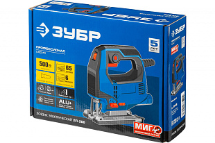 ЗУБР 500 Вт, 65 мм, электрический лобзик, Профессионал (ЛП-500)