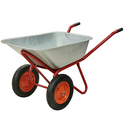 Тачка строительная двухколесная Т2-1035 TT (литое колесо Uptis)