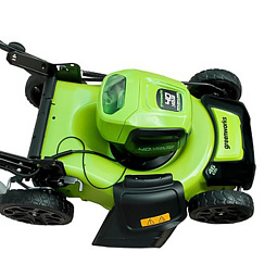 Газонокосилка аккумуляторная GREENWORKS GD40LM46HP (без аккум и ЗУ), 40В, 46см, бесщеточная, без аккум и ЗУ							