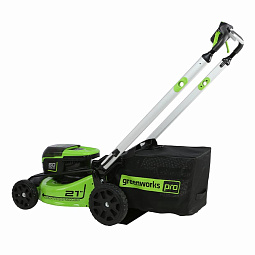 Газонокосилка аккумуляторная GREENWORKS GD60LM51SP (60В, 51 см, самоходная, бесщеточная, без АКК и З/У)						
