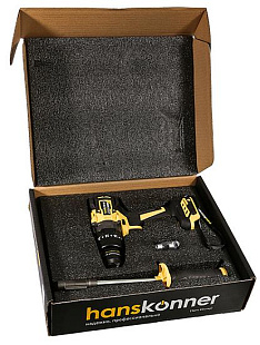 Шуруповерт ударный HANSKONNER HCD18165BL  без АКБ и ЗУ							