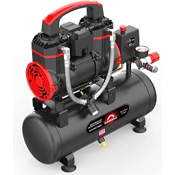 Компрессор SUNREKA GFC190/10DS (900Вт, 190л/мин, 10л, 8бар, 12кг, безмасляный),							