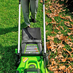 Газонокосилка аккумуляторная GREENWORKS GD60LM61 (60В, 61 см, самоходная, бесщеточная, без АКК и З/У),							