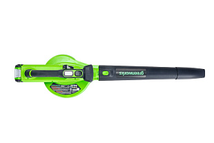 купить воздуходув GreenWorksGD40BVII  в Челябинске недорого; цена пылесоса воздуходува в Челябинске; воздуходувы GreenWorks GD40BVII в Челябинске в наличии с доставкой; садовый пылесос GreenWorks GD40BVII Челябинск официальный магазин;