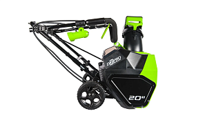 Снегоуборщик аккумуляторный Greenworks GD40ST, 40V, 51 см, бесщеточный, без АКБ и ЗУ