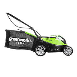 Газонокосилка аккумуляторная GREENWORKS G40LM35K2 (35 см, c АКБ 2 А/ч и ЗУ)						